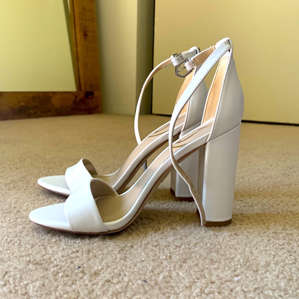 Sam Edelman Yaro, White heels, size 5.5, never worn